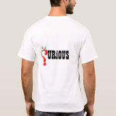 Neuartiges Fragezeichen-Design T-Shirt (Rückseite)