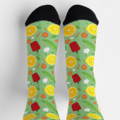 Neuartiges Fun Muster Gemüsepflanzenfutter Socken (Oben)
