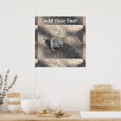 Neuartiges Ground Eichhörnchen Poster (Küche)