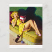 Neuartiges Kitten Button Up Postkarte (Vorderseite)