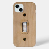 Neuartiges Nah-Up-Foto aus Holzschaltern Case-Mate iPhone Hülle (Rückseite)