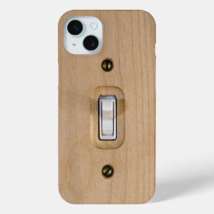 Neuartiges Nah-Up-Foto aus Holzschaltern Case-Mate iPhone Hülle