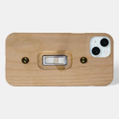 Neuartiges Nah-Up-Foto aus Holzschaltern Case-Mate iPhone Hülle (Rückseite (Horizontal))