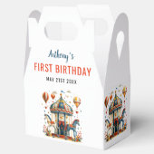 Neuartiges Niedliches Circus Festival 1. Geburtsta Geschenkschachtel (Geöffnet)