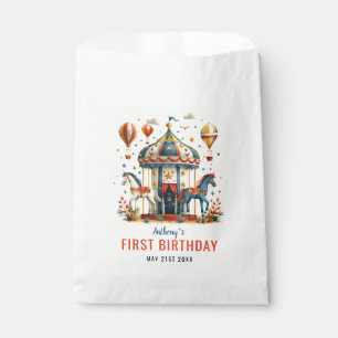 Neuartiges Niedliches Circus Festival 1. Geburtsta Geschenktütchen