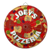 Neuartiges Pepperoni-Pizza-Dartboarddesign Dartscheibe (vorne)
