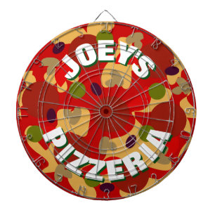 Neuartiges Pepperoni-Pizza-Dartboarddesign Dartscheibe