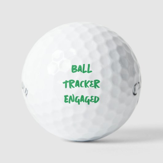 Neuartiges Sprichwort Golf Balls Golfball (Vorderseite)