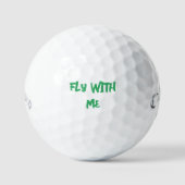 Neuartiges Sprichwort Golf Balls Golfball (Vorderseite)