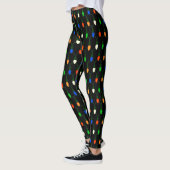Neuartiges Vintages Weihnachtslicht Leggings (Links)
