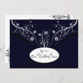 Neuauflage der Hochzeitsstimmung Einladung der Mar (Vorne/Hinten)