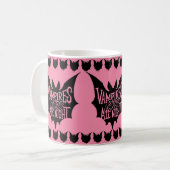 Neuauflage: Vampirs Halloween-Bash Kaffeetasse (Vorderseite Links)