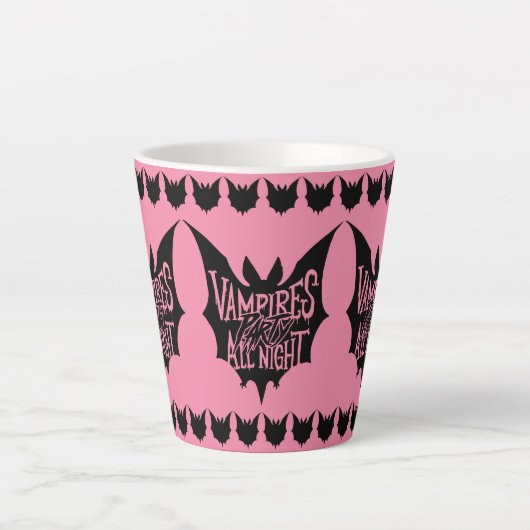 Neuauflage: Vampirs Halloween-Bash Milchtasse (Vorderseite)