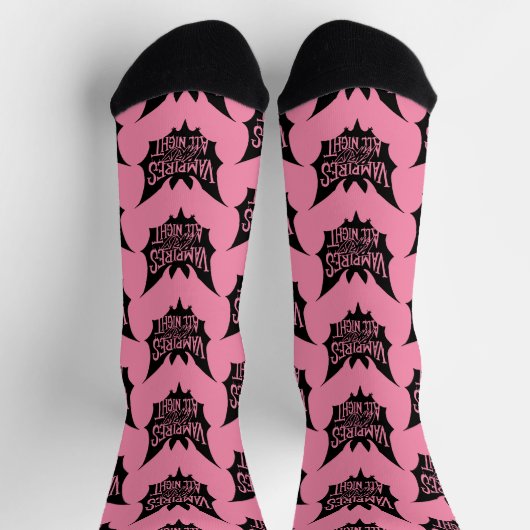Neuauflage: Vampirs Halloween-Bash Socken (Oben)