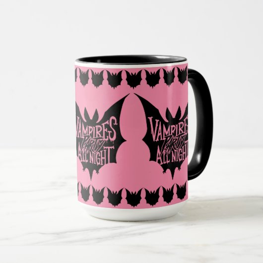Neuauflage: Vampirs Halloween-Bash Tasse (VorderseiteRechts)