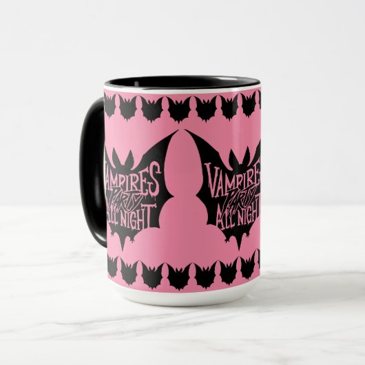 Neuauflage: Vampirs Halloween-Bash Tasse (Vorderseite Links)