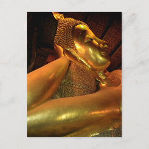 Neuausrichtung von Buddha im Wat Pho Tempel in Ban Postkarte