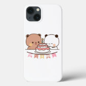 Neubär und Panda bubu dudu Paar Case-Mate iPhone Hülle (Rückseite)