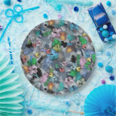 Neubau hawaiianische Printwerbung Pappteller (Party)