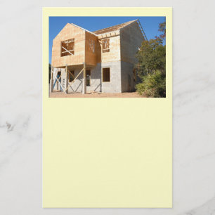 Neubau von Zuhause Flyer