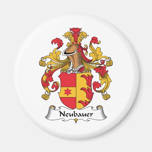 Neubauer-Familienwappen Magnet (Vorne)