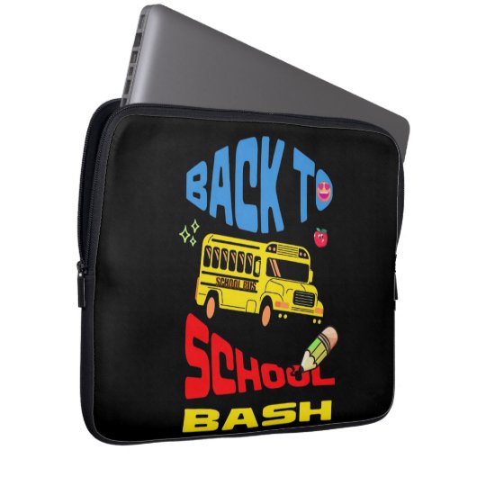 Neubeginn der ersten Schule Laptopschutzhülle (Vorne Rechts)