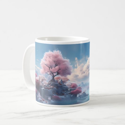 Neubeginn der Natur Kaffeetasse (Vorderseite Links)