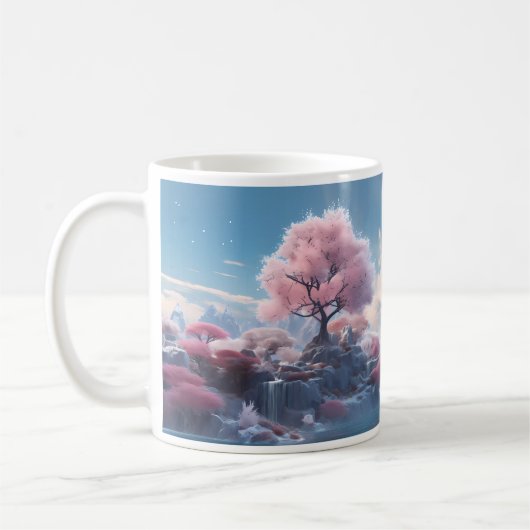 Neubeginn der Natur Kaffeetasse (Links)