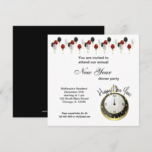 Neubeginn Einladung (Vorne/Hinten)