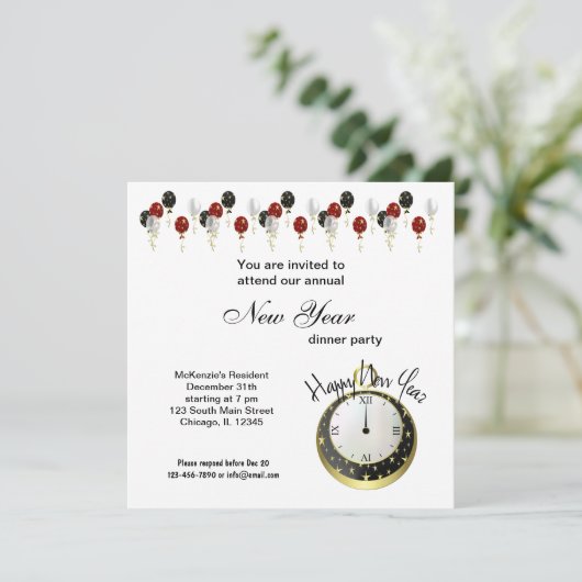 Neubeginn Einladung (Stehend Vorderseite)