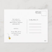 Neubeginn | Feiern zum neuen Jahr Feiertagspostkarte (Rückseite)