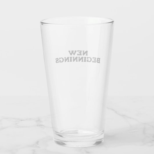 Neubeginn Glas (Rückseite)