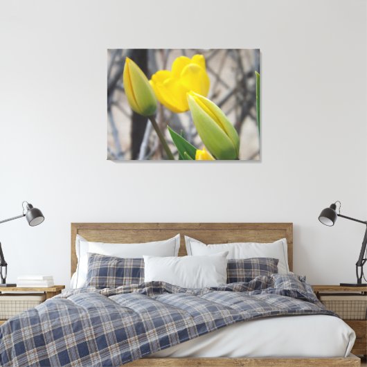 Neubeginn Leinwanddruck (Insitu (Schlafzimmer))