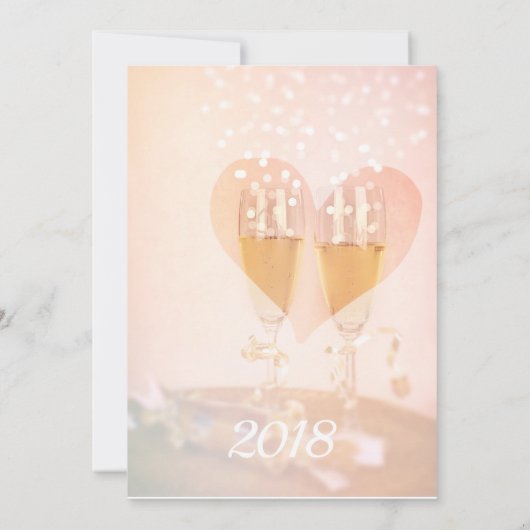 Neubeginn/Neujahr Thema/ Einladung zur Hochzeit (Rückseite)