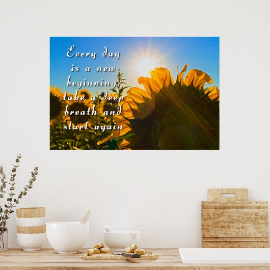 Neubeginn Poster (Küche)