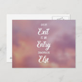 Neubeginn Postkarte (Vorne/Hinten)