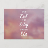 Neubeginn Postkarte (Vorderseite)