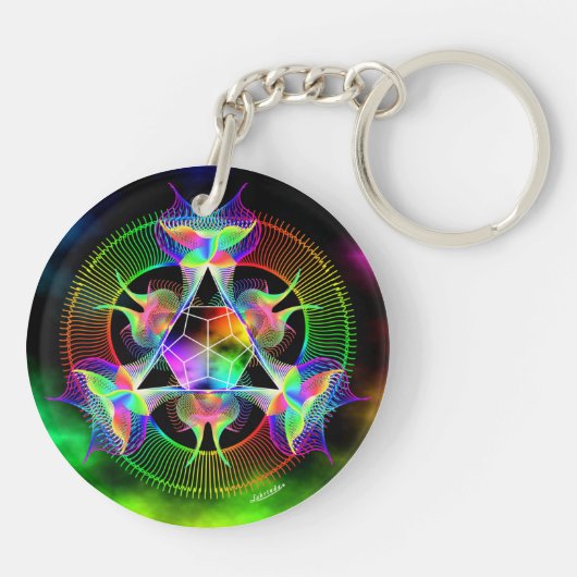 Neubeginn/Quantensprung Schlüsselanhänger (Rückseite)