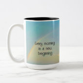 Neubeginn Zweifarbige Tasse (Links)