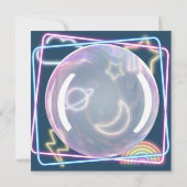 Neuborn Baby Einladung (Rückseite)