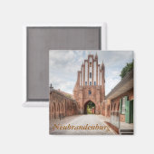 Neubrandenburg Friedländer Tor Magnet (Vorderseite/Rückseite)