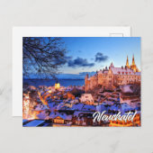 Neuchatel Castle, Switzerland Postkarte (Vorne/Hinten)