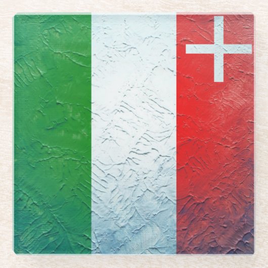 Neuchatel Glasuntersetzer (Vorderseite)