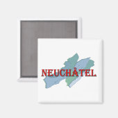 Neuchatel Magnet (Vorderseite/Rückseite)