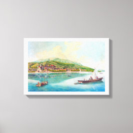 Neuchâtel, Schweiz Leinwanddruck