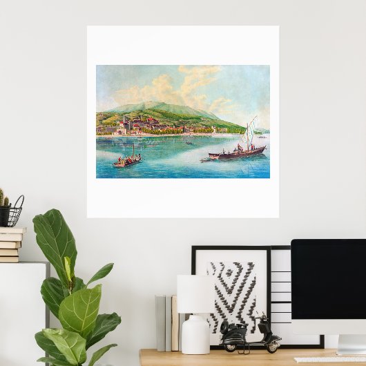 Neuchâtel, Schweiz Poster (Heimbüro)