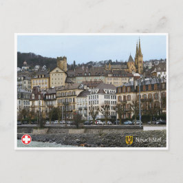 Neuchâtel - Schweiz Postkarte