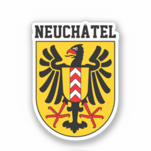 Neuchâtel Wappen, Schweiz Aufkleber