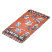 Neudruck des britischen Kriegsposters Magnet (Linke Seite)