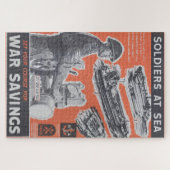 Neudruck des britischen Kriegsposters. Puzzle (Horizontal)